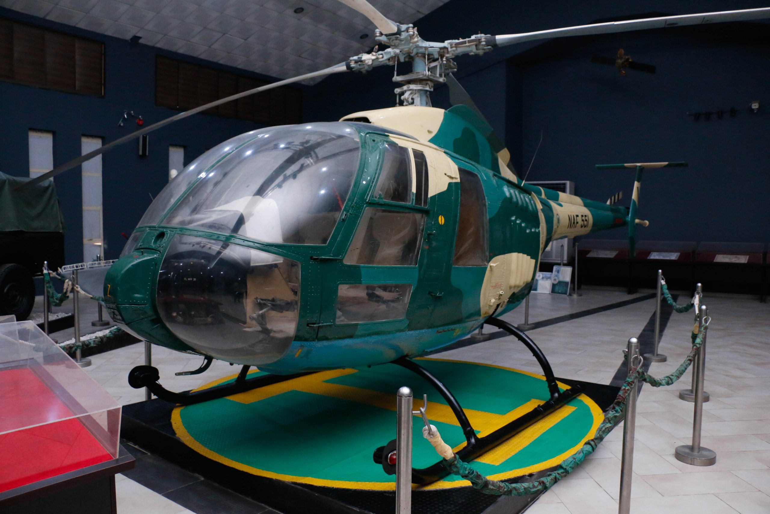 The Mi-34c Military Helicopter – OOPL Arrival Pavilion Exhibitions